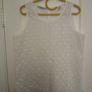 Scotch & Soda White Textured Blouse